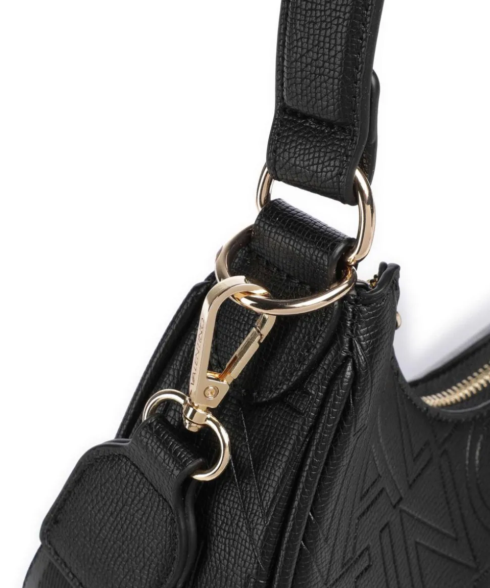 Shelby Schultertasche Lederimitat schwarz