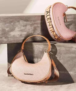 Shelby Schultertasche Lederimitat beige