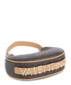 Shelby Schultertasche Lederimitat dunkelbraun