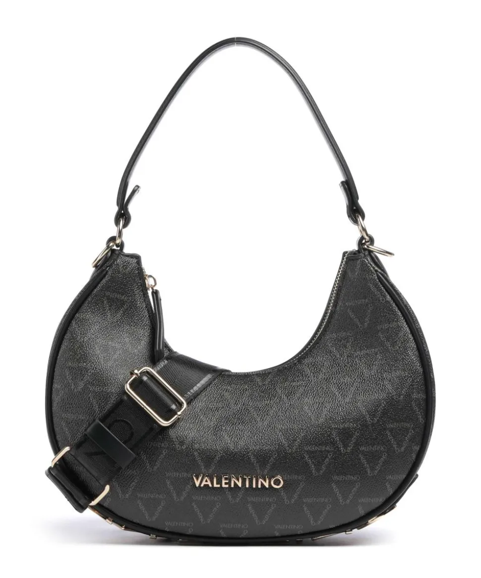 Shelby Schultertasche Lederimitat schwarz