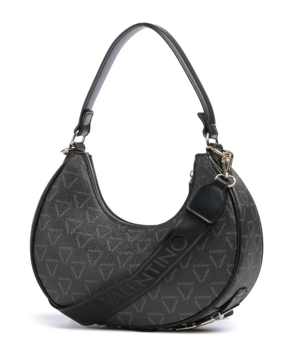 Shelby Schultertasche Lederimitat schwarz