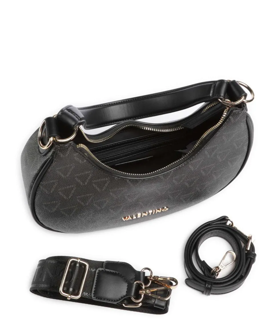 Shelby Schultertasche Lederimitat schwarz
