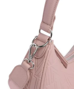 Shelby Schultertasche Lederimitat rosa