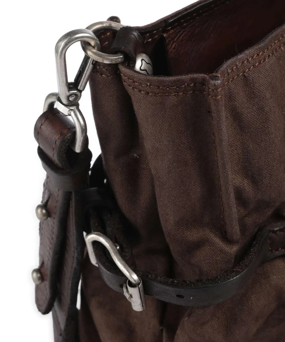 Shopper Baumwolle dunkelbraun