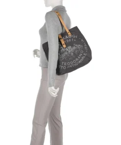 Shopper Baumwolle dunkelgrau