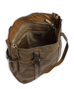 Shopper Baumwolle olivgrün