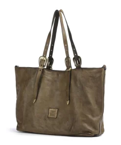 Shopper fein genarbtes Rindsleder olivgrün