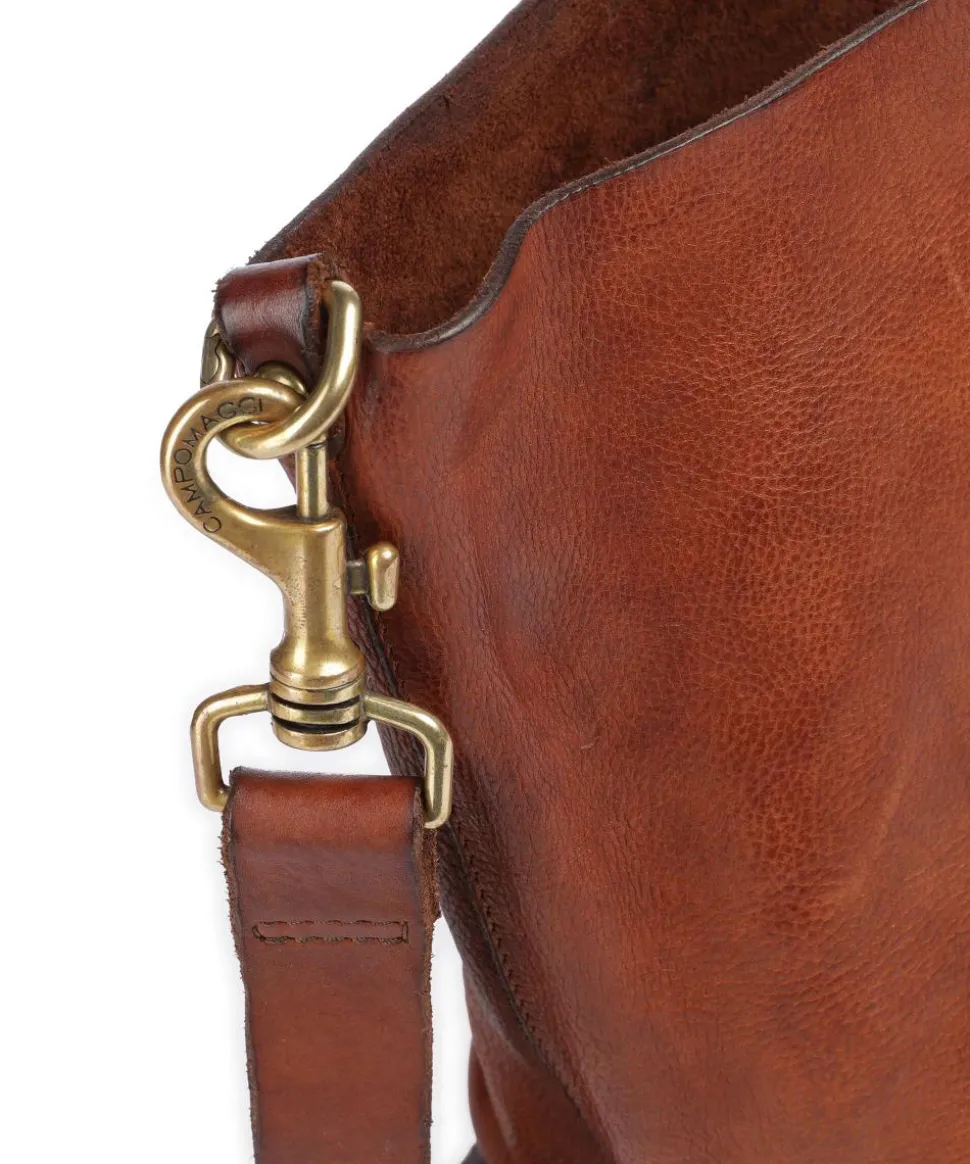 Shopper fein genarbtes Rindsleder cognac