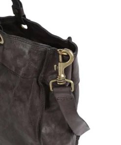 Shopper fein genarbtes Rindsleder dunkelbraun