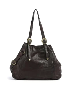 Shopper fein genarbtes Rindsleder dunkelbraun