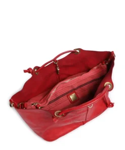 Shopper fein genarbtes Rindsleder rot