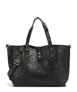 Shopper fein genarbtes Rindsleder dunkelbraun