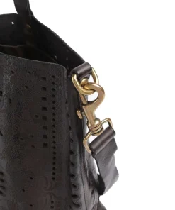 Shopper fein genarbtes Rindsleder dunkelbraun