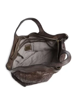 Shopper fein genarbtes Rindsleder dunkelgrau