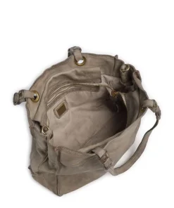 Shopper fein genarbtes Rindsleder hellgrau