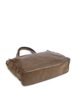 Shopper fein genarbtes Rindsleder olivgrün