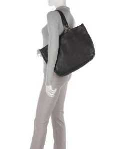 Shopper genarbtes Rindsleder braun