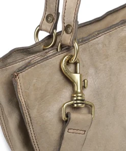 Shopper genarbtes Rindsleder beige