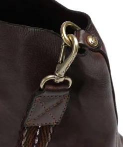 Shopper genarbtes Rindsleder dunkelbraun