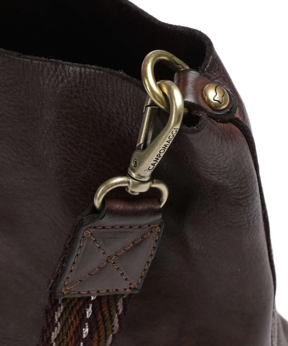 Shopper genarbtes Rindsleder dunkelbraun