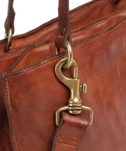 Shopper genarbtes Rindsleder braun