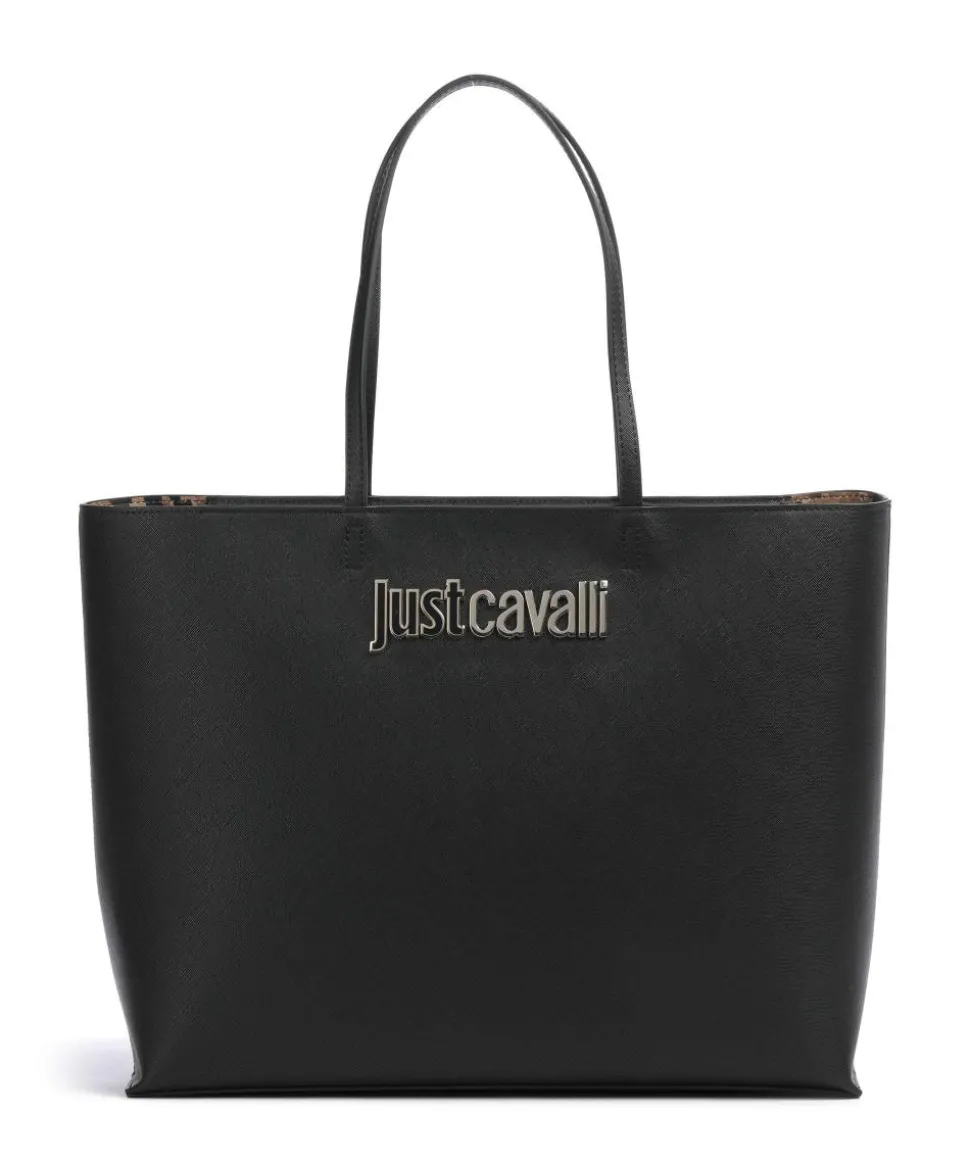 Shopper Lederimitat schwarz