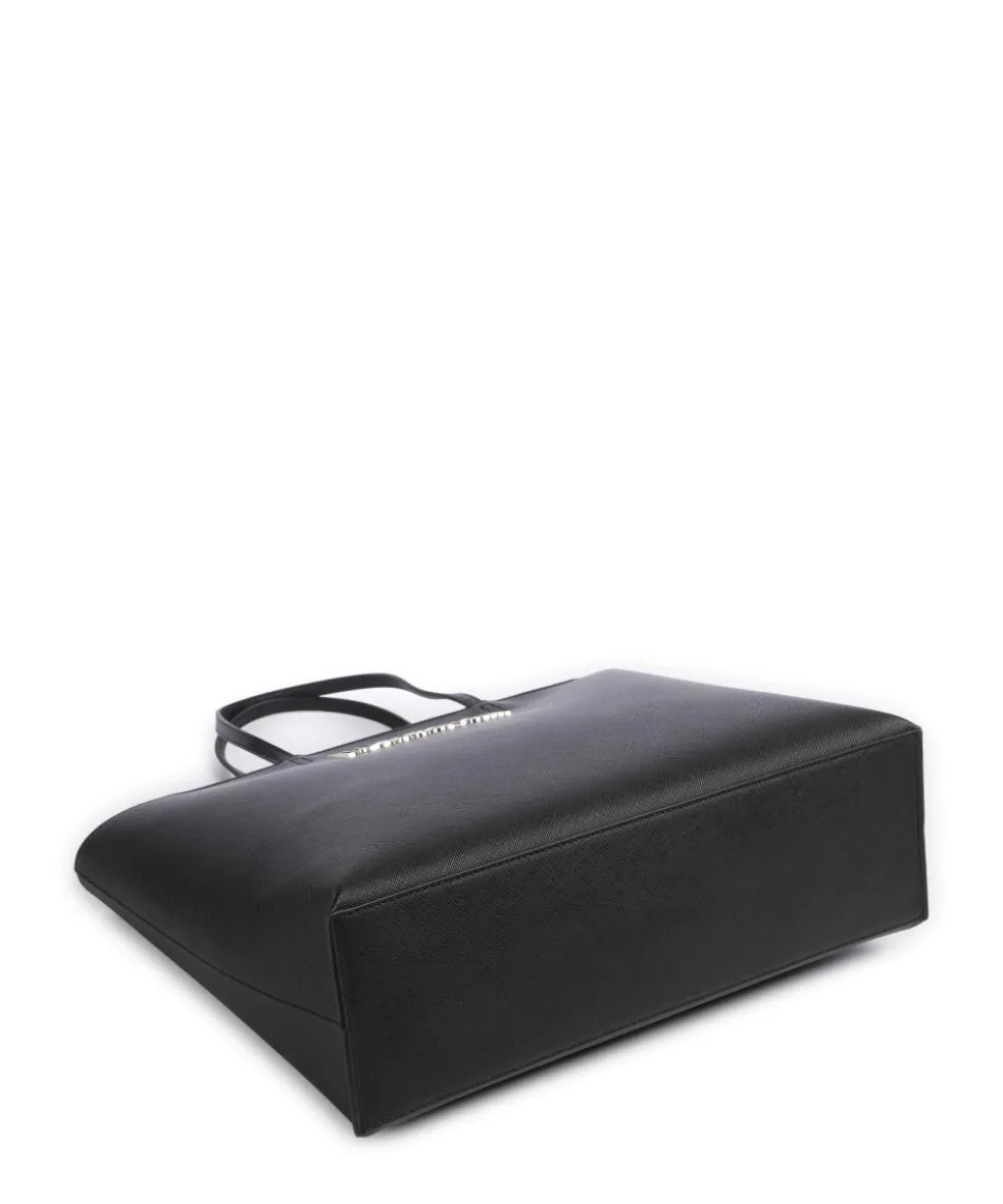 Shopper Lederimitat schwarz