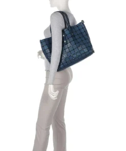 Shopper Rindsleder petrol