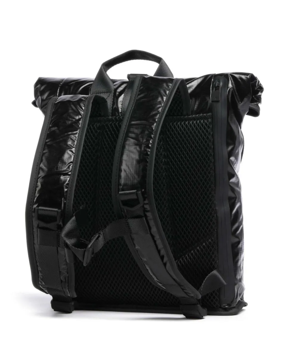 Sibu Mini Rolltop Rucksack 13″ Polyester, Polyurethane schwarz