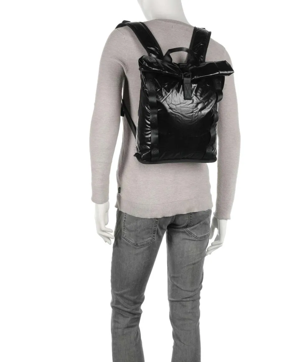 Sibu Mini Rolltop Rucksack 13″ Polyester, Polyurethane schwarz