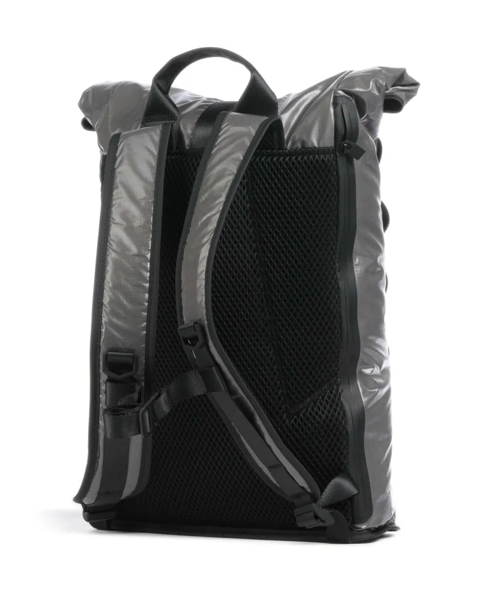 Sibu Rolltop Rucksack 13″ Polyester, Polyurethane grau