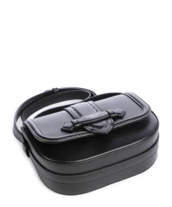 Sienna S Umhängetasche fein genarbtes Rindsleder schwarz