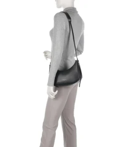 Sierra Umhängetasche genarbtes Rindsleder schwarz