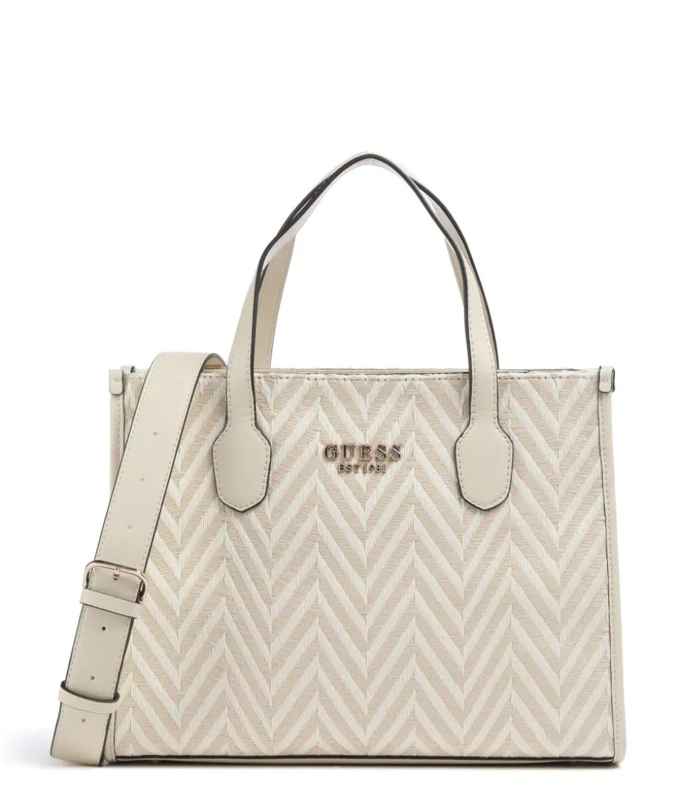 Silvana Handtasche Textil creme