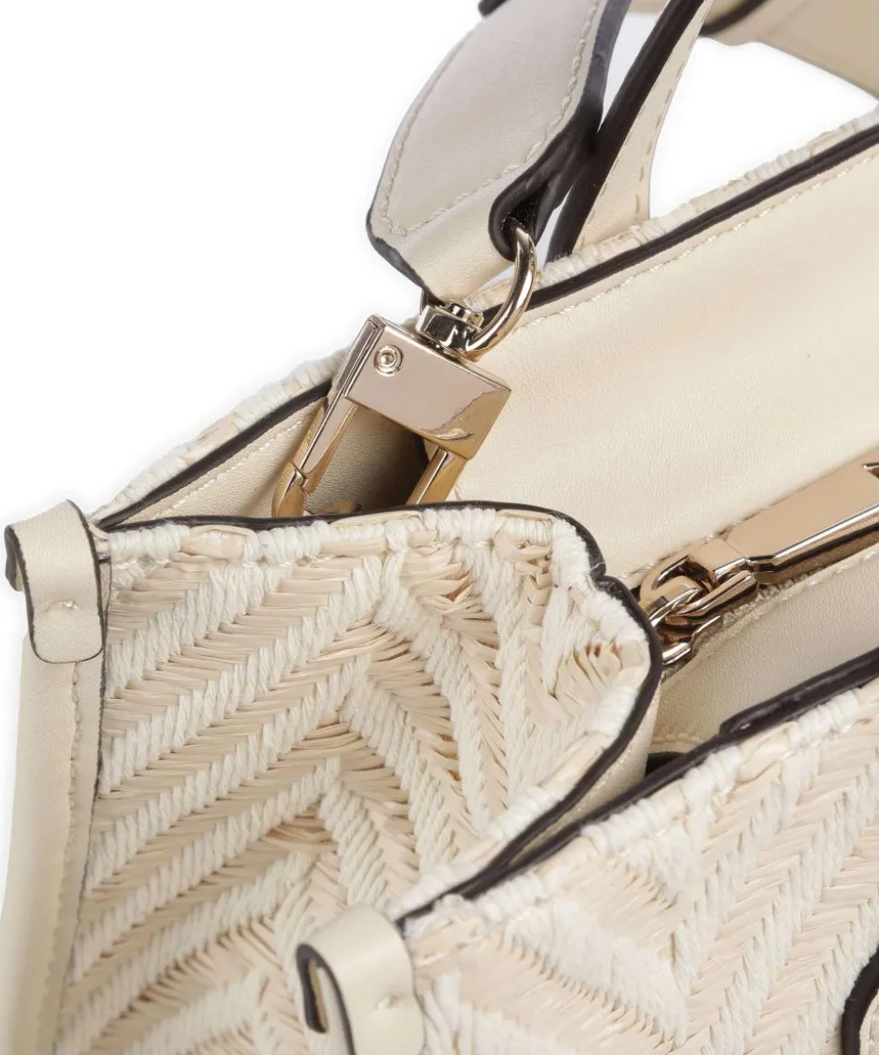 Silvana Handtasche Textil creme