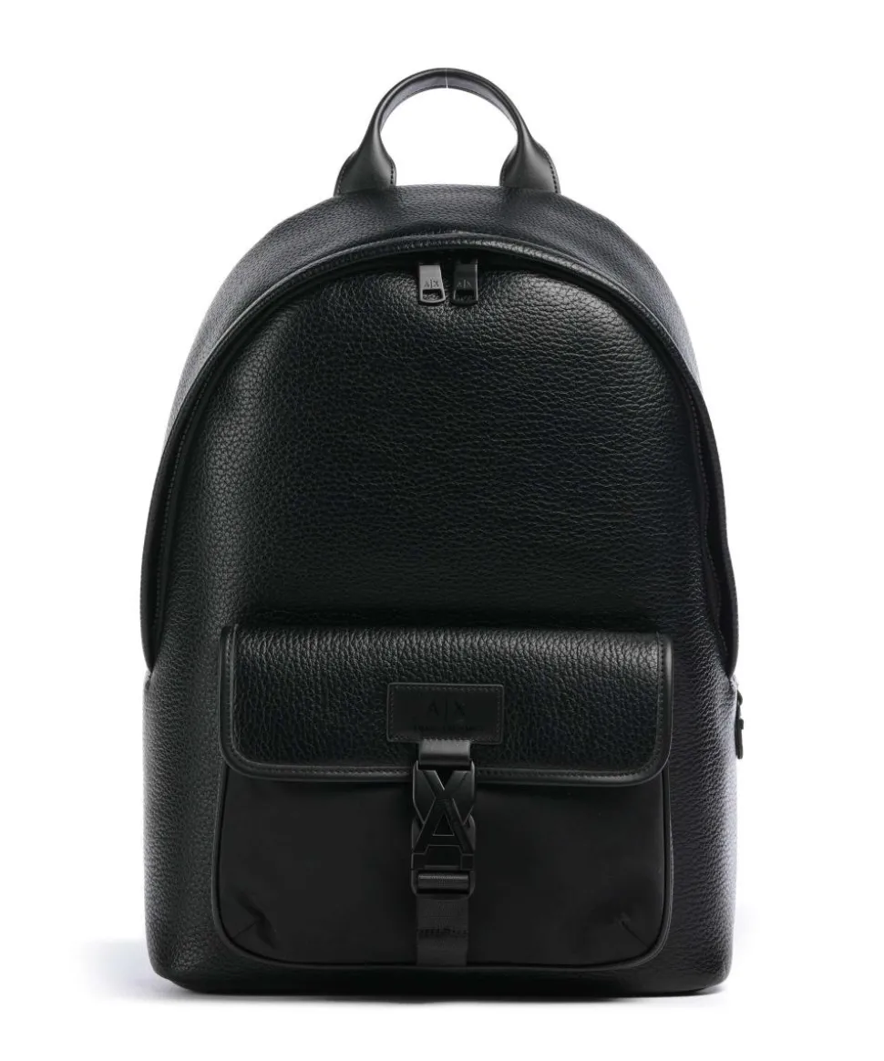 Simon Rucksack 13″ Lederimitat schwarz