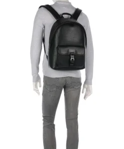 Simon Rucksack 13″ Lederimitat schwarz