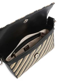 Simona Schultertasche Polypropylen natur/schwarz