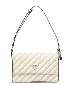 Simona Schultertasche Polypropylen natur/weiß