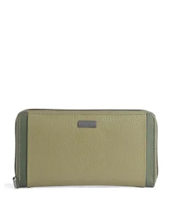 Sina RFID Geldbörse genarbtes Rindsleder olivgrün
