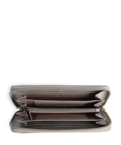 Sina RFID Geldbörse genarbtes Rindsleder hellgrau