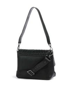 Sira Schultertasche Lederimitat schwarz