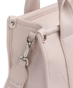 Sirah Re Handtasche Lederimitat altrosa