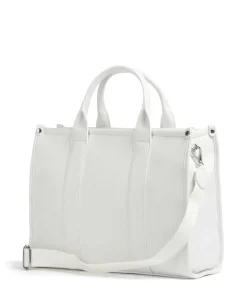 Sirah Re Handtasche Lederimitat weiß