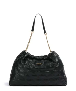 Sirin Beuteltasche Lederimitat schwarz