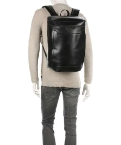 Siwa Rucksack 15″ Rindsleder schwarz