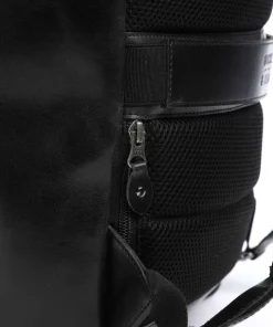 Siwa Rucksack 15″ Rindsleder schwarz