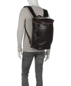 Siwa Rucksack 15″ Rindsleder dunkelbraun