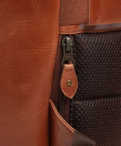 Siwa Rucksack 15″ Rindsleder cognac