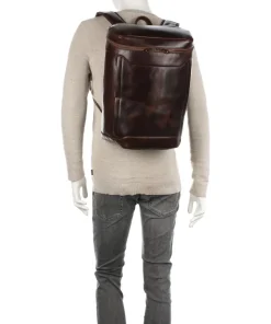 Siwa Rucksack 15″ Rindsleder dunkelbraun